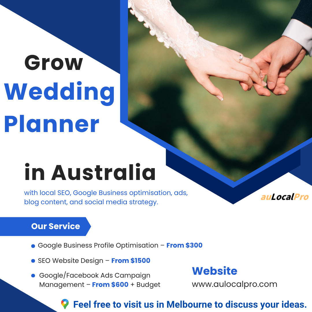 Wedding Planner Marketing Services in Blacktown, New South Wales – SEO, Social Media & More