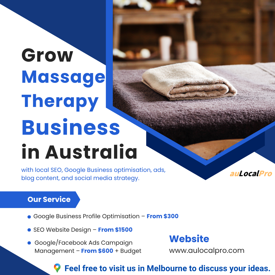 Massage Therapy Digital Marketing in Melbourne, Victoria | Local SEO Experts