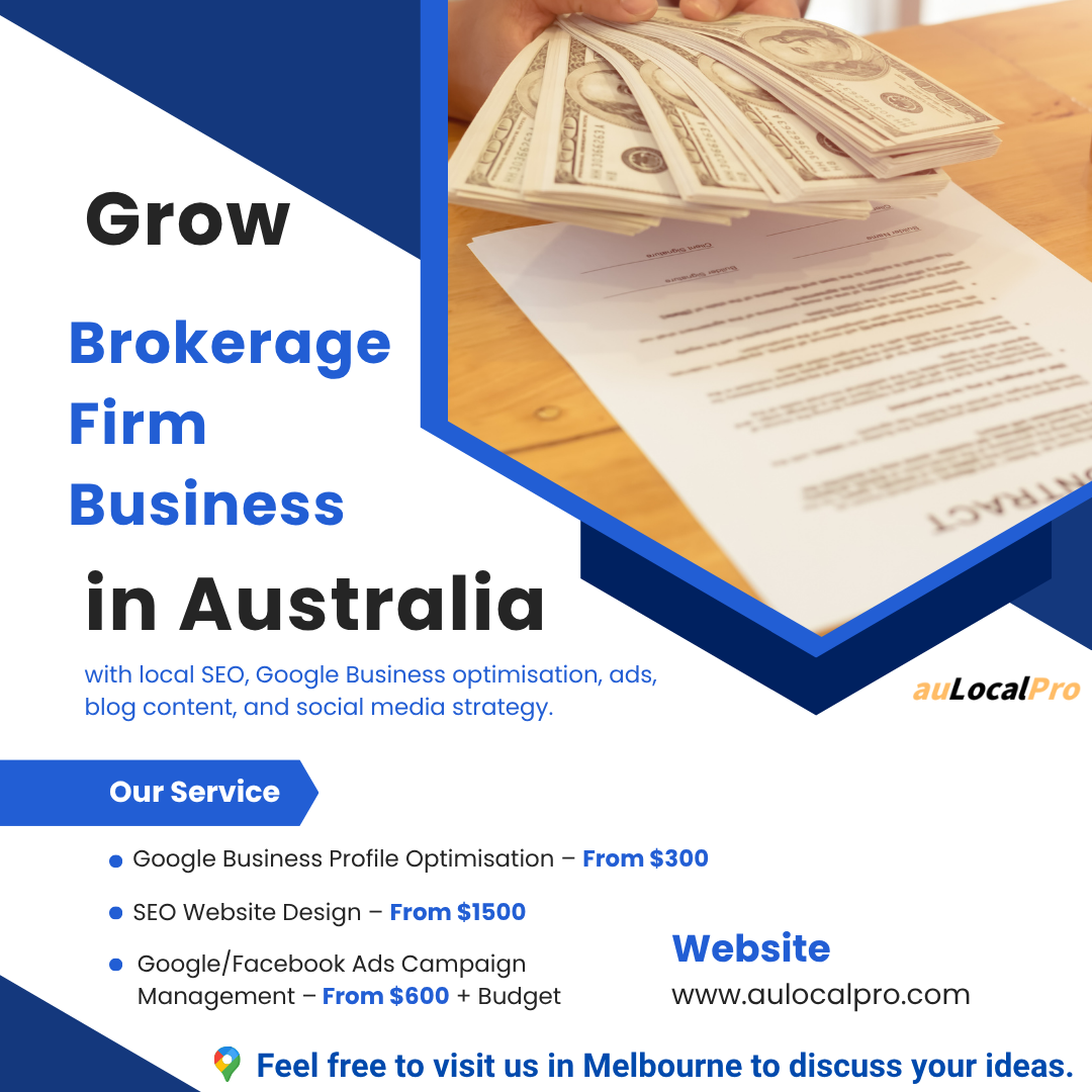 Brokerage Firm Marketing in Alexandra Hills, Queensland – SEO & Social Experts