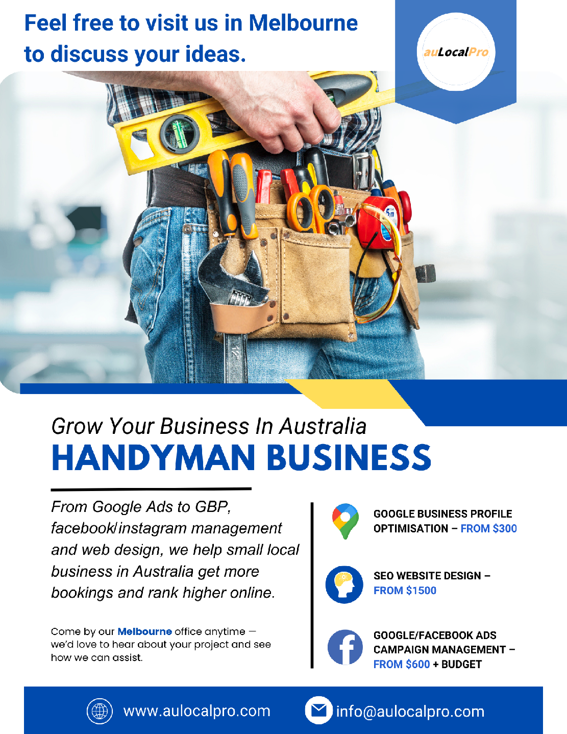 Local Handyman Digital Marketing – Reservoir, Victoria | SEO Agency