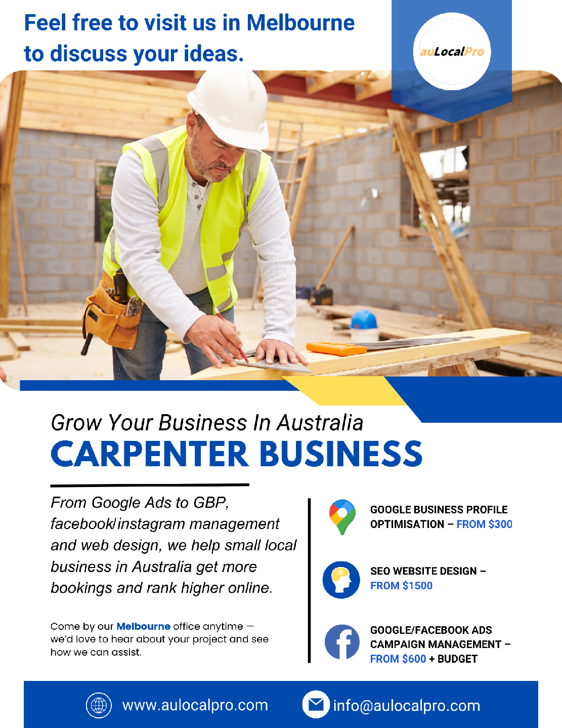 Carpenter Marketing in South Morang, Victoria – SEO & Social Media Experts