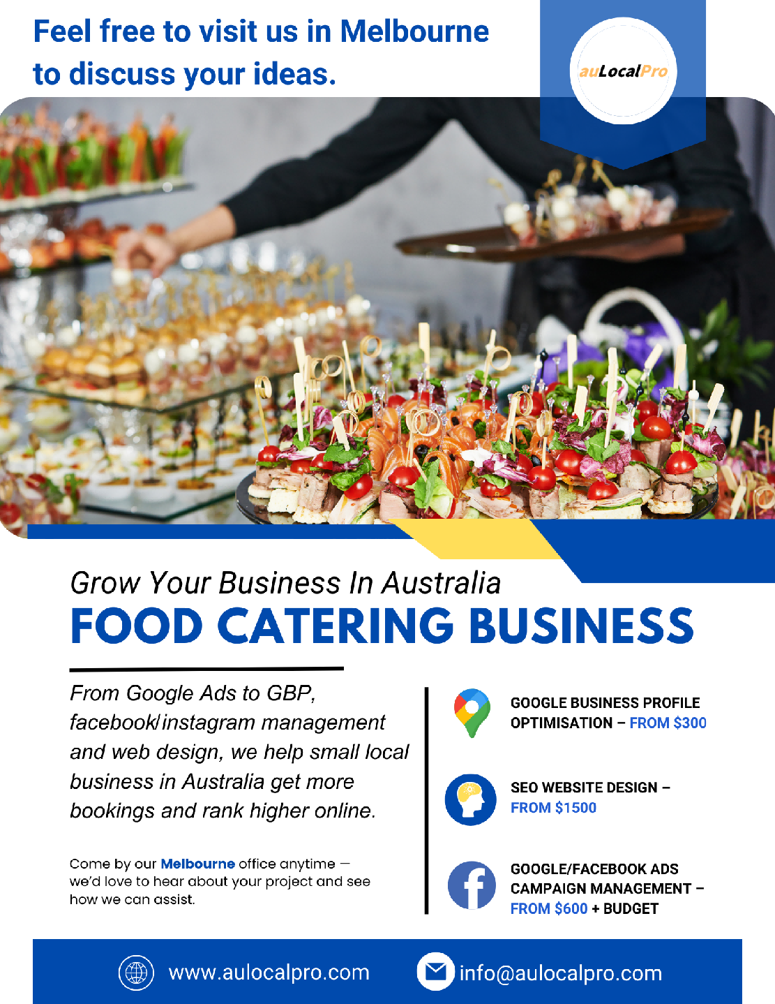 Food Catering Marketing in Werribee, Victoria – SEO & Ads for Event Bookings