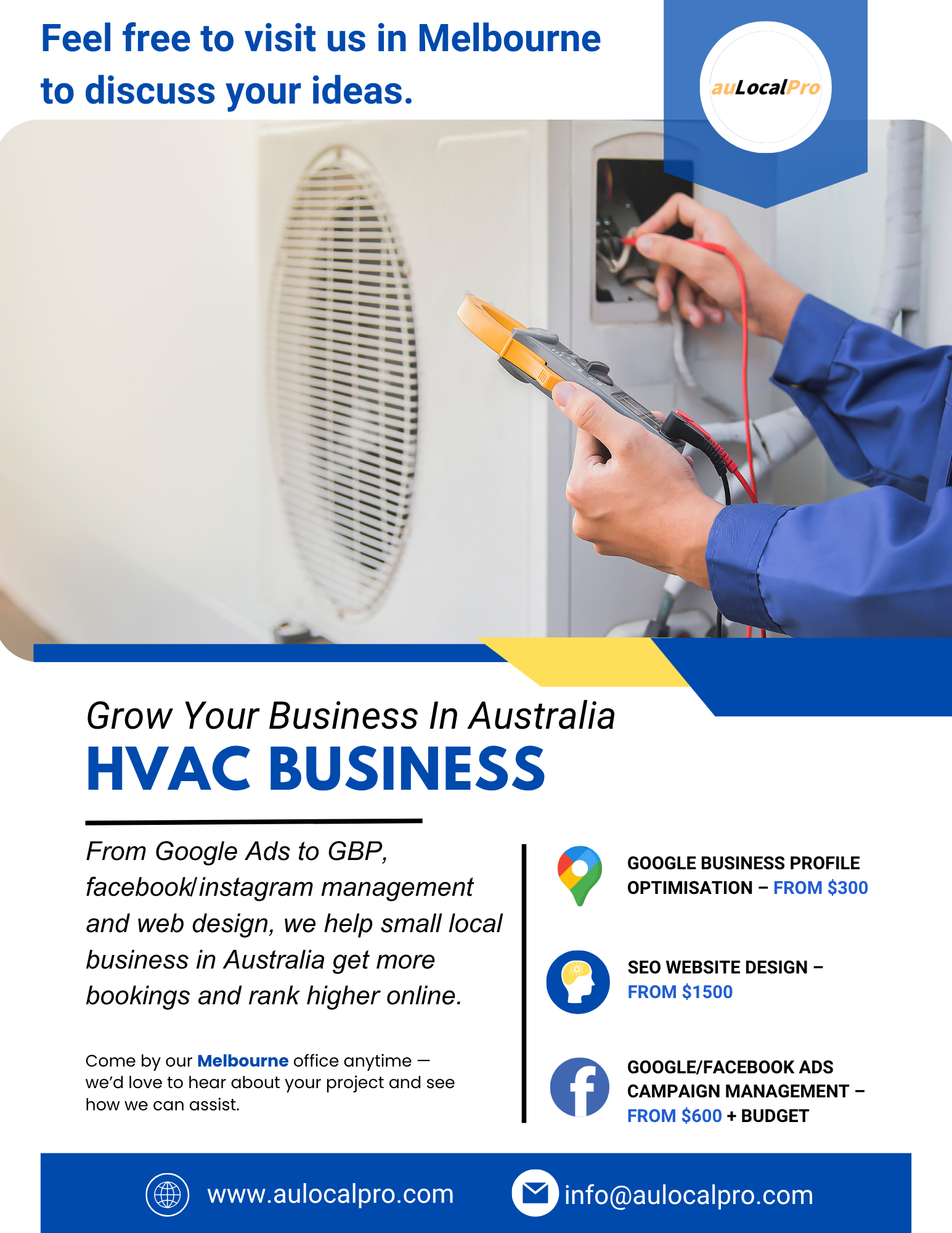 HVAC Marketing in Robina, Queensland – SEO & Google Ads