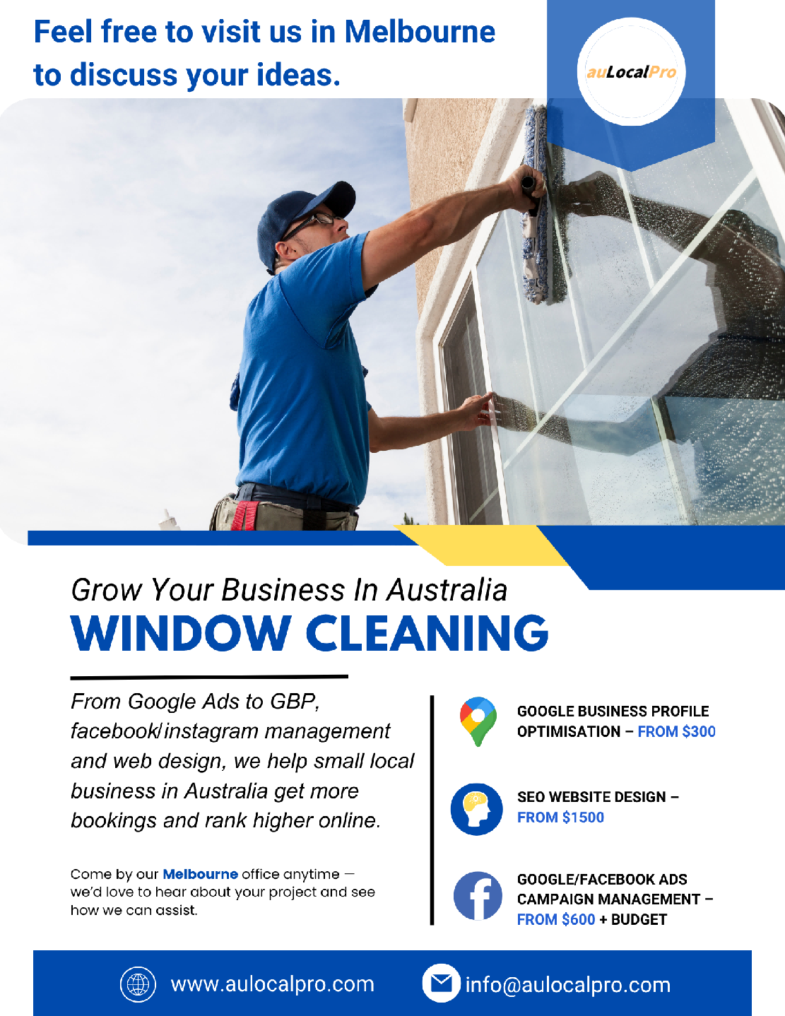 Window Cleaning Marketing in Thornlie, Western Australia – Get More Local Jobs