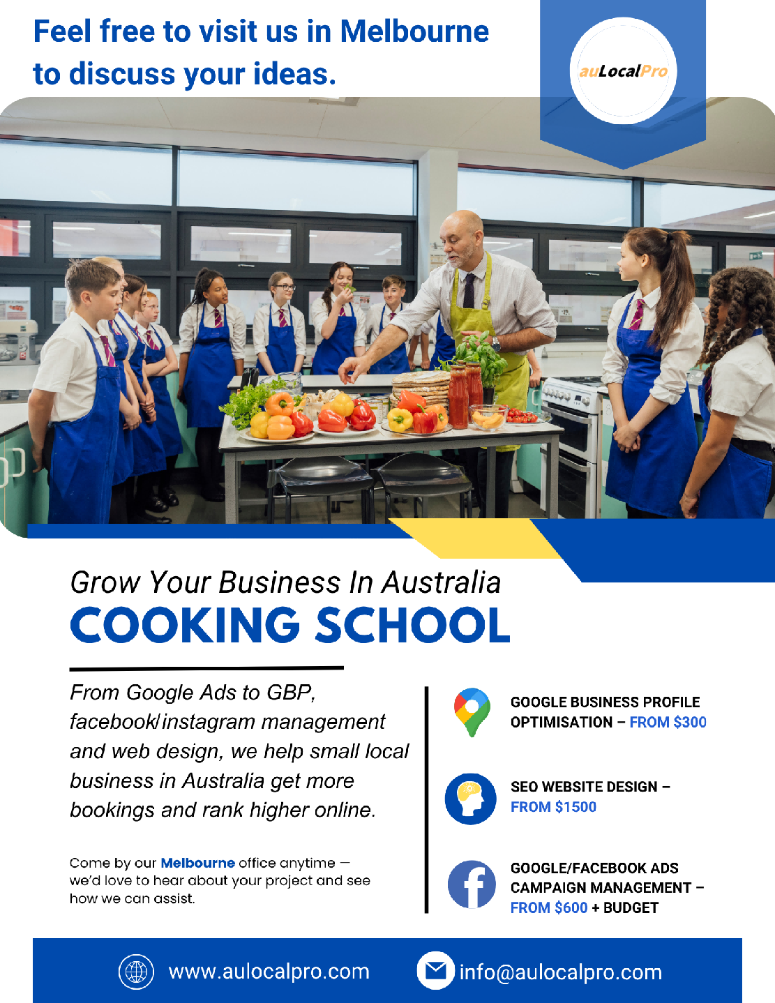 Cooking School Marketing in Tamworth, New South Wales – Enrol More Students