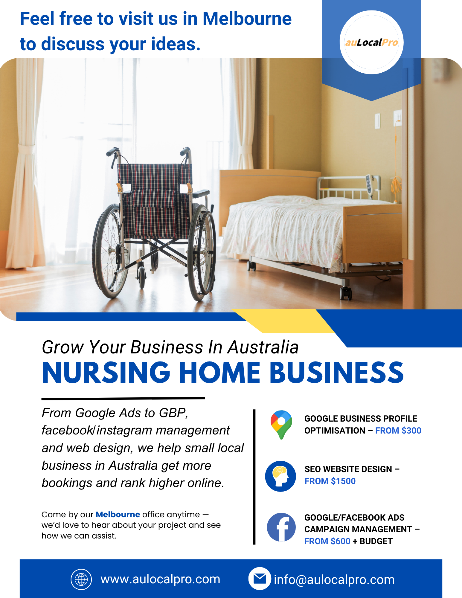 Nursing Home Marketing in Southbank, Victoria – SEO, Ads & Social Media
