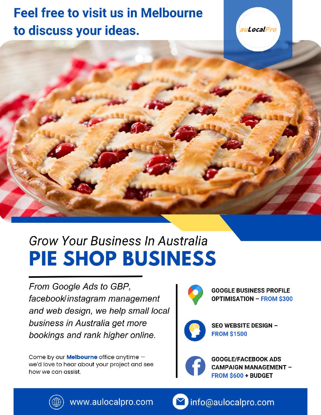 Pie Shop Marketing in Randwick, New South Wales – SEO, Ads & Social Media