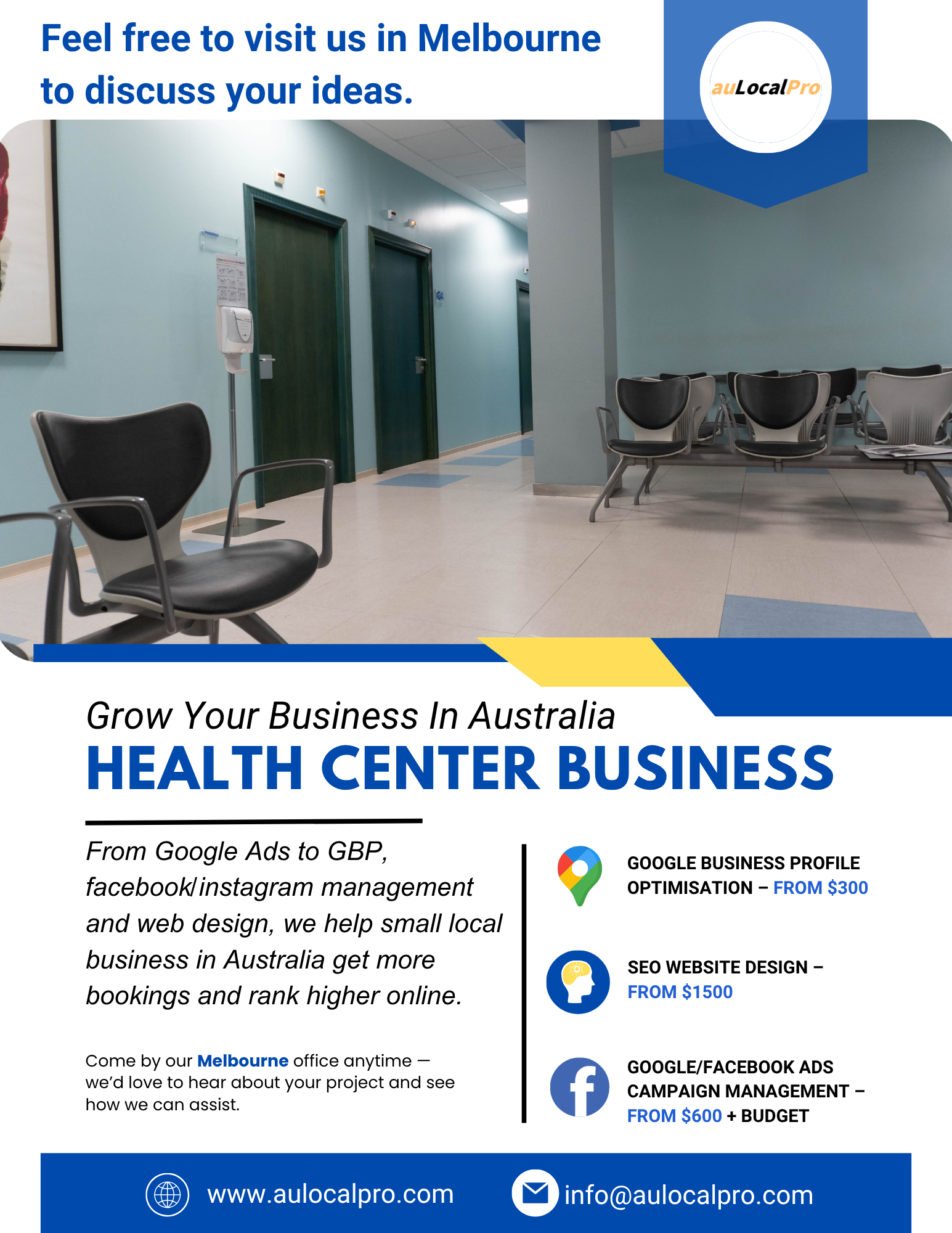 Health Center Marketing in Richmond, Victoria – SEO, Ads & Branding
