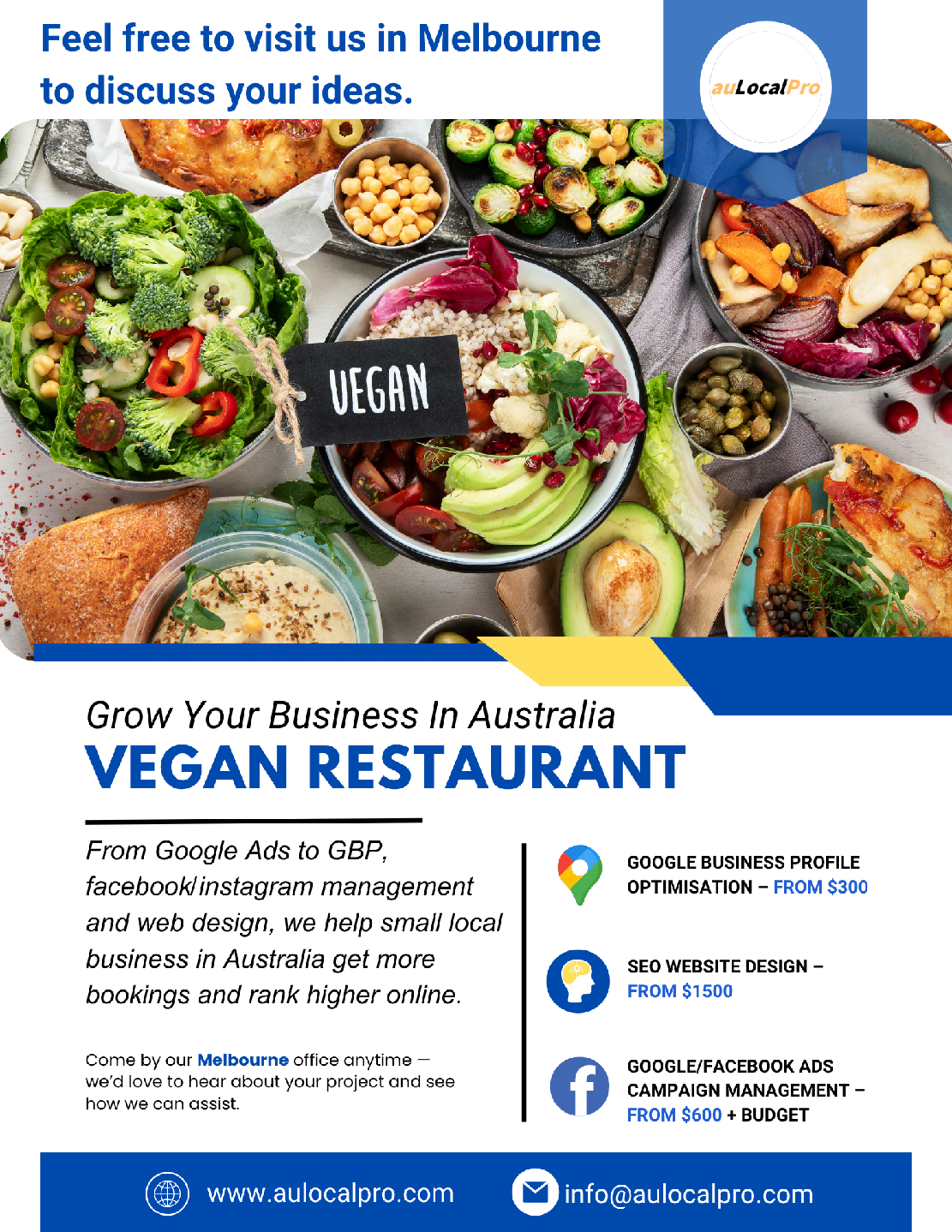 Vegan Restaurant Marketing in Preston, Victoria – SEO, Ads & Social Media